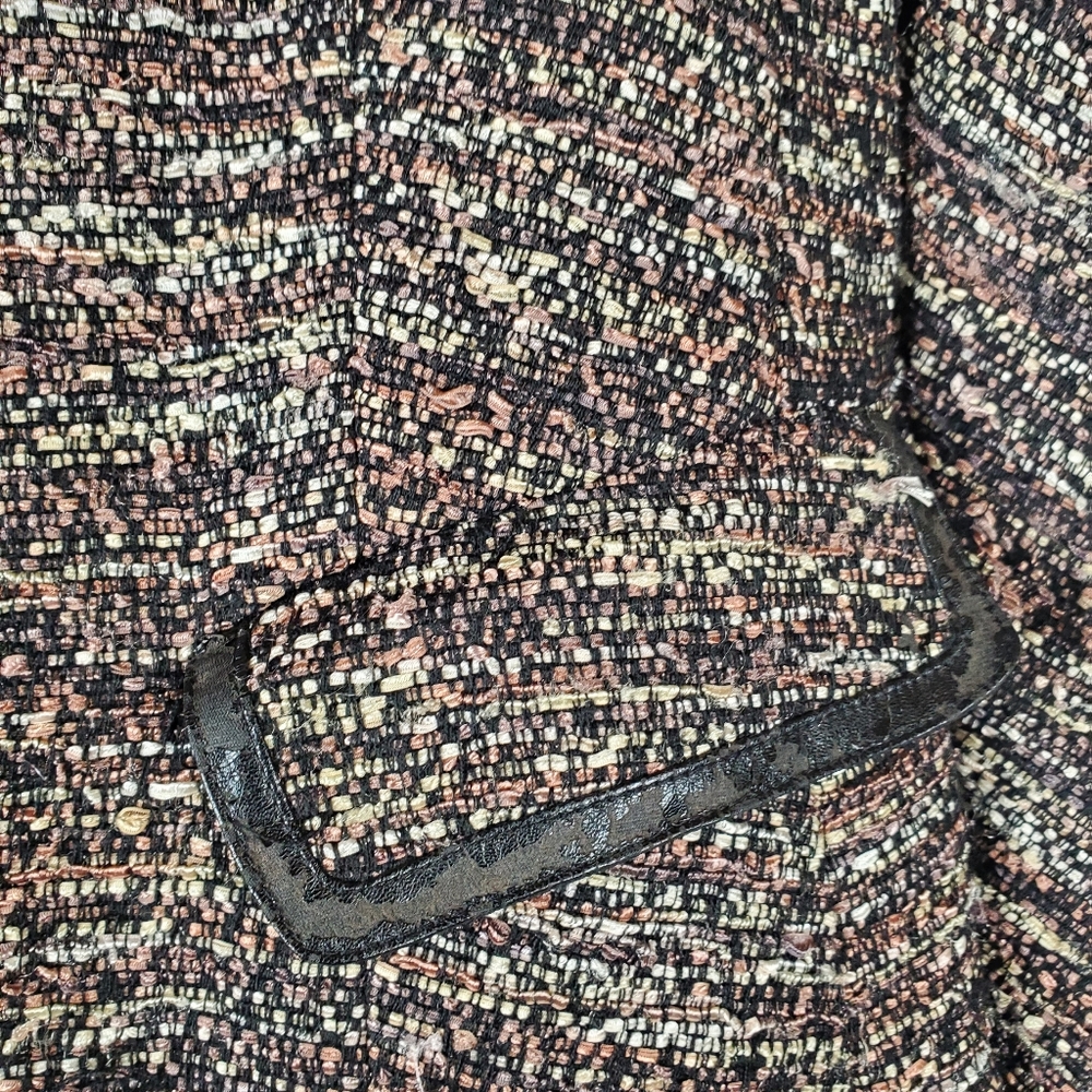 Lafayette 148 New York‎ Boucle Tweed Zip Front Jacket - Picture 5 of 11